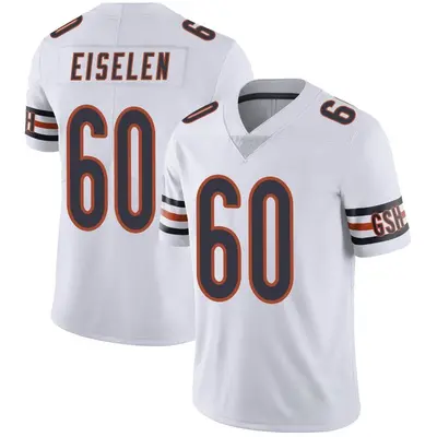 Youth Limited Dieter Eiselen Chicago Bears White Vapor Untouchable Jersey