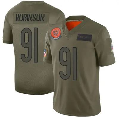 Youth Limited Dominique Robinson Chicago Bears Camo 2019 Salute to Service Jersey