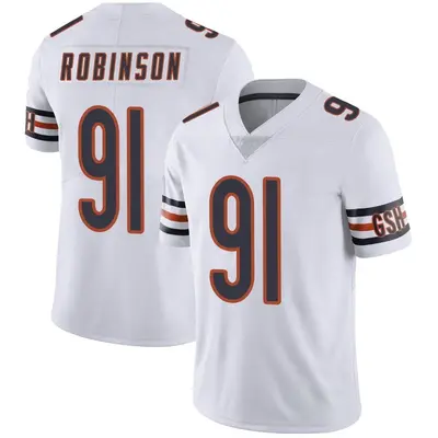 Youth Limited Dominique Robinson Chicago Bears White Vapor Untouchable Jersey
