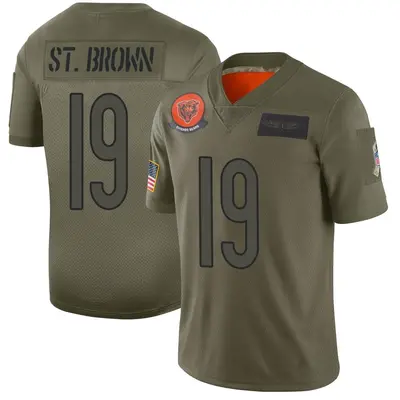 Youth Limited Equanimeous St. Brown Chicago Bears Camo 2019 Salute to Service Jersey