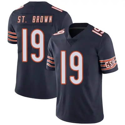 Youth Limited Equanimeous St. Brown Chicago Bears Navy Team Color Vapor Untouchable Jersey