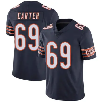 Youth Limited Ja'Tyre Carter Chicago Bears Navy Team Color Vapor Untouchable Jersey