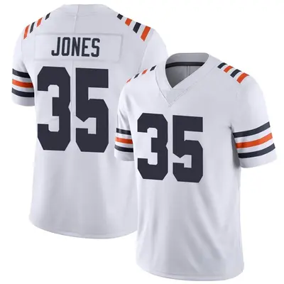 Youth Limited Jaylon Jones Chicago Bears White Alternate Classic Vapor Jersey