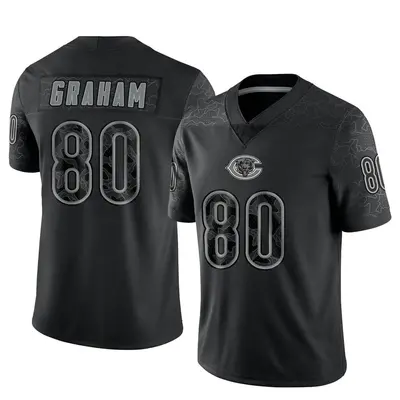 Youth Limited Jimmy Graham Chicago Bears Black Reflective Jersey