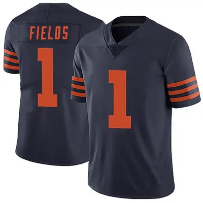 Youth Limited Justin Fields Chicago Bears Navy Blue Alternate Vapor Untouchable Jersey