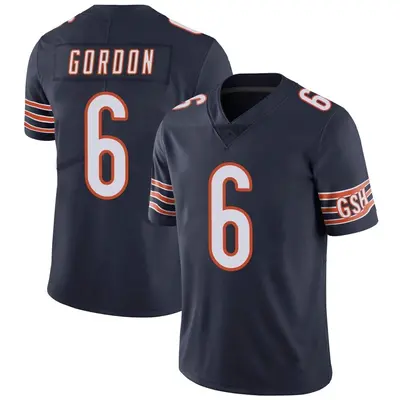 Youth Limited Kyler Gordon Chicago Bears Navy Team Color Vapor Untouchable Jersey