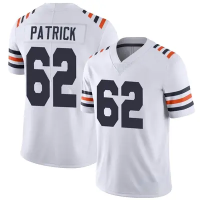 Youth Limited Lucas Patrick Chicago Bears White Alternate Classic Vapor Jersey