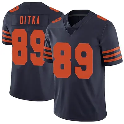 Youth Limited Mike Ditka Chicago Bears Navy Blue Alternate Vapor Untouchable Jersey