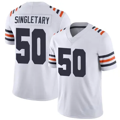 Youth Limited Mike Singletary Chicago Bears White Alternate Classic Vapor Jersey