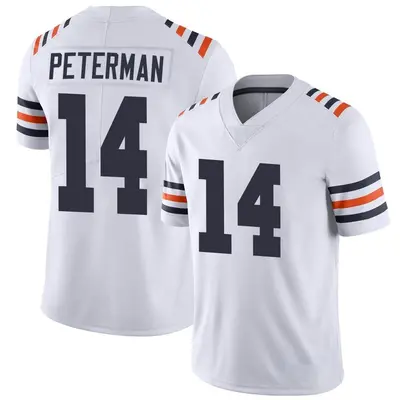 Youth Limited Nathan Peterman Chicago Bears White Alternate Classic Vapor Jersey