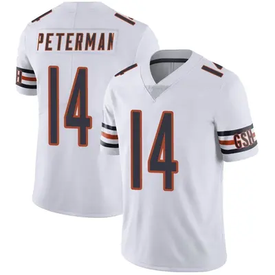 Youth Limited Nathan Peterman Chicago Bears White Vapor Untouchable Jersey
