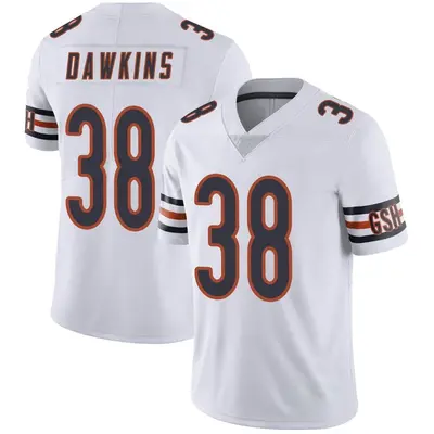Youth Limited Noah Dawkins Chicago Bears White Vapor Untouchable Jersey