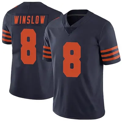 Youth Limited Ryan Winslow Chicago Bears Navy Blue Alternate Vapor Untouchable Jersey