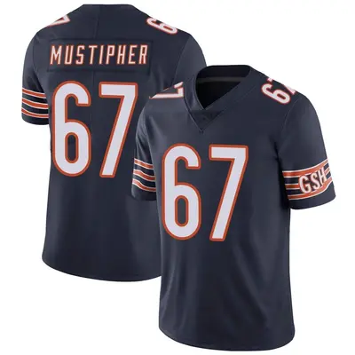 Youth Limited Sam Mustipher Chicago Bears Navy Team Color Vapor Untouchable Jersey