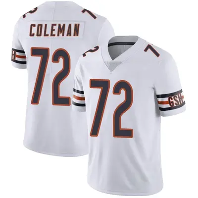 Youth Limited Shon Coleman Chicago Bears White Vapor Untouchable Jersey