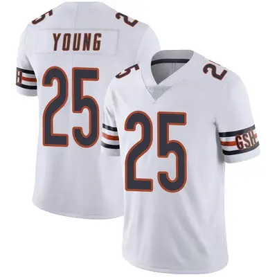 Youth Limited Tavon Young Chicago Bears White Vapor Untouchable Jersey