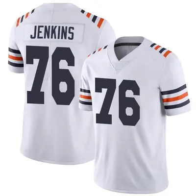 Youth Limited Teven Jenkins Chicago Bears White Alternate Classic Vapor Jersey